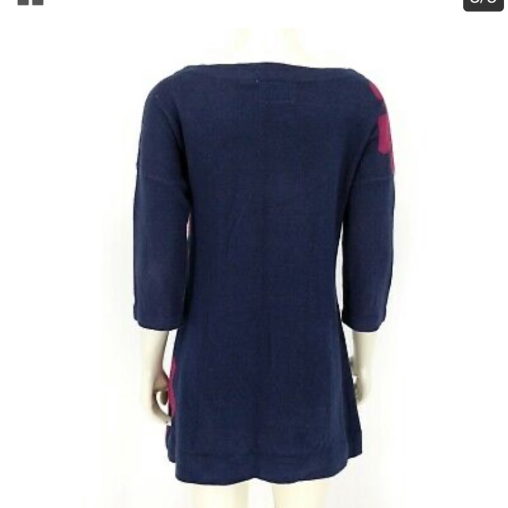 Anthropologie Fielel Flowers Sweater Tunic Dress - Picture 2 of 6